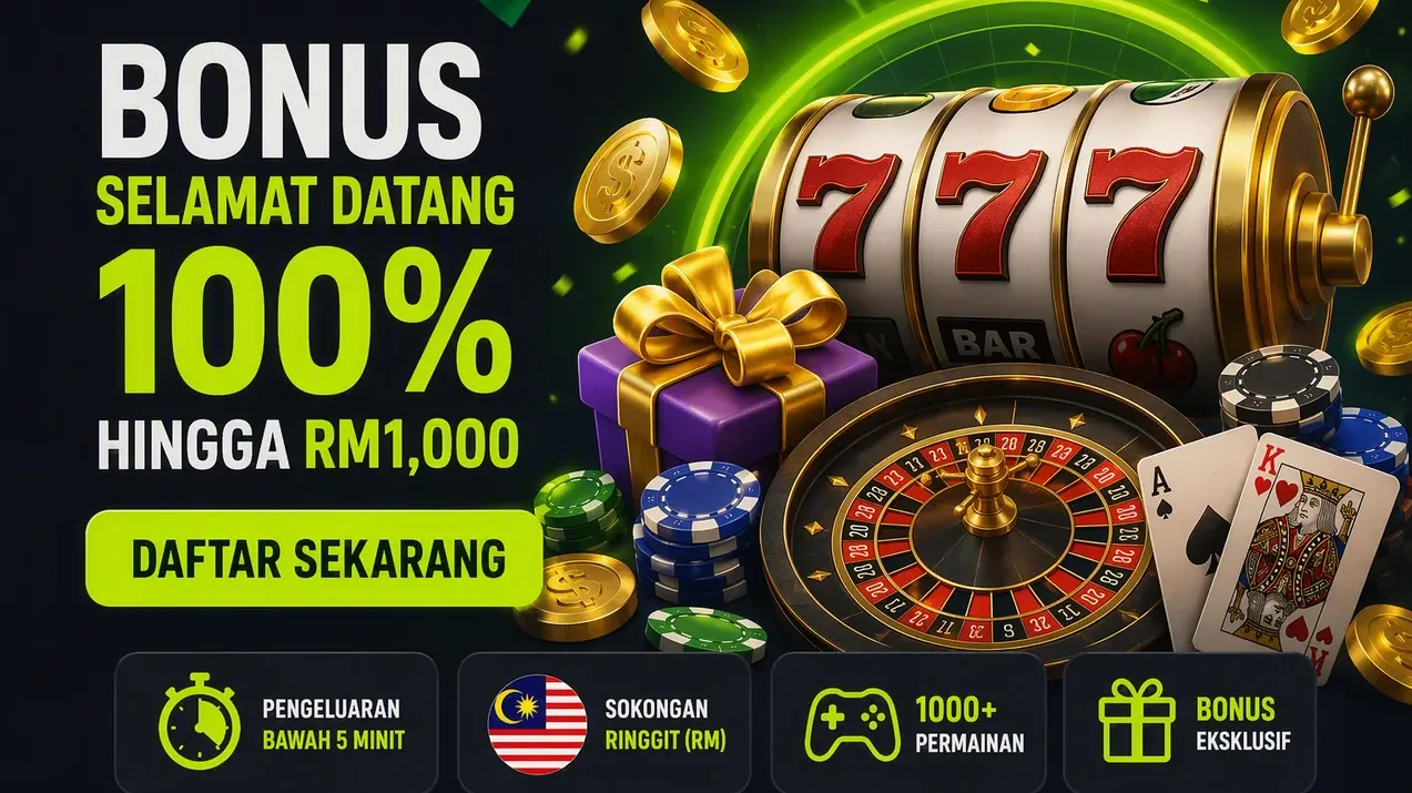 1XRoll Casino Official Malaysia — Platform Kasino Online & Sportsbook Terpercaya