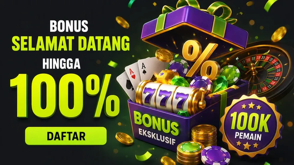 Logo 1XRoll Casino dengan badge 100K pemain